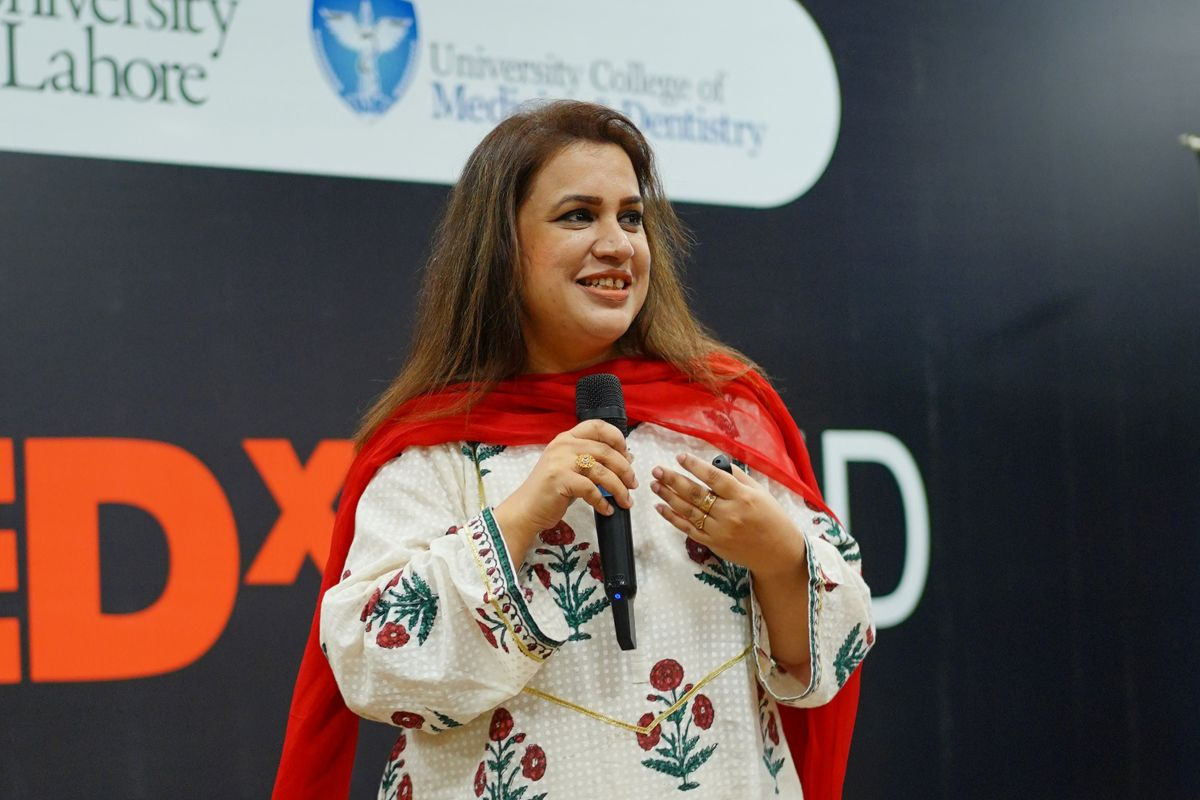 Students at the University of Lahore